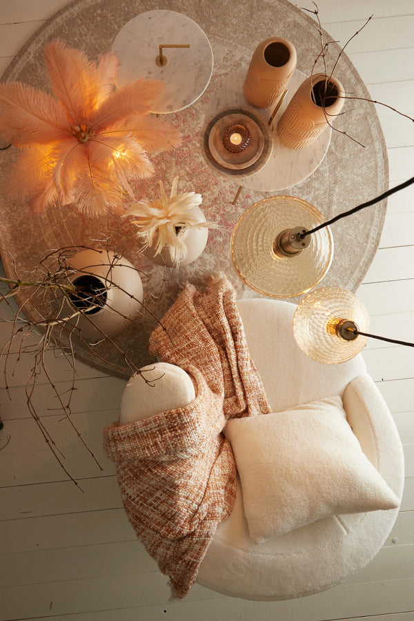 Light & Living Hanglamp Delilo - Oranje - Ø25cm