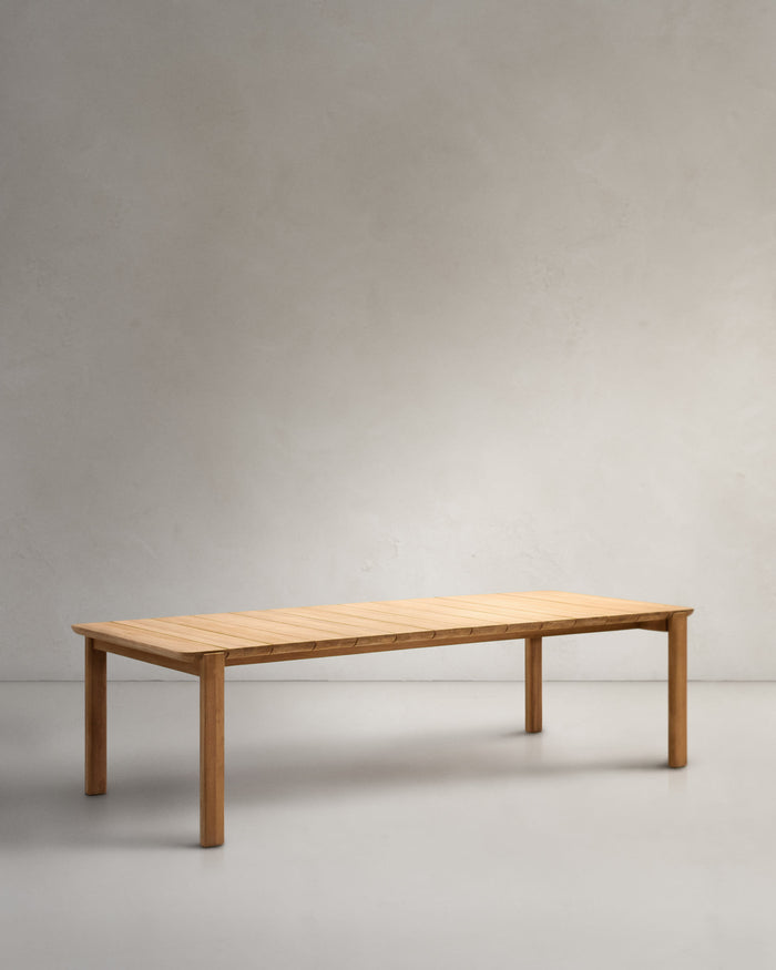 Kave Home - Tafel Icaro van FSC 100% massief teakhout 220 x 102 cm