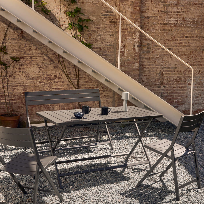 Kave Home - Torreta opvouwbare buitentafel van aluminium met