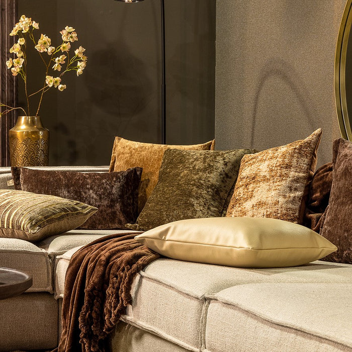 Dutch Decor plaid FLORIJN - 150x200 cm Chocolate Martini