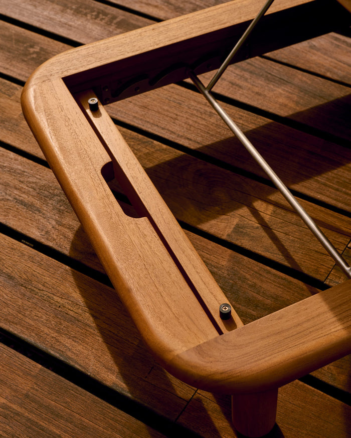 Kave Home - Koffietafel Turqueta van FSC 100% massief teakhout 70 x 70