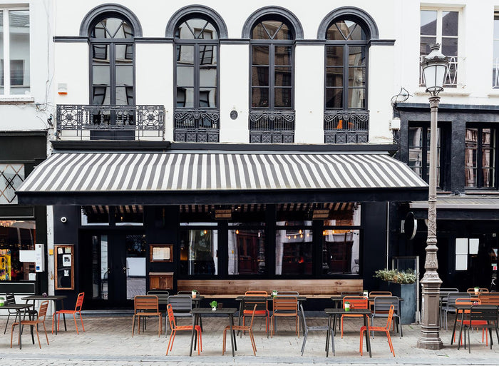 Metalen tuinset Max zwart 80 cm