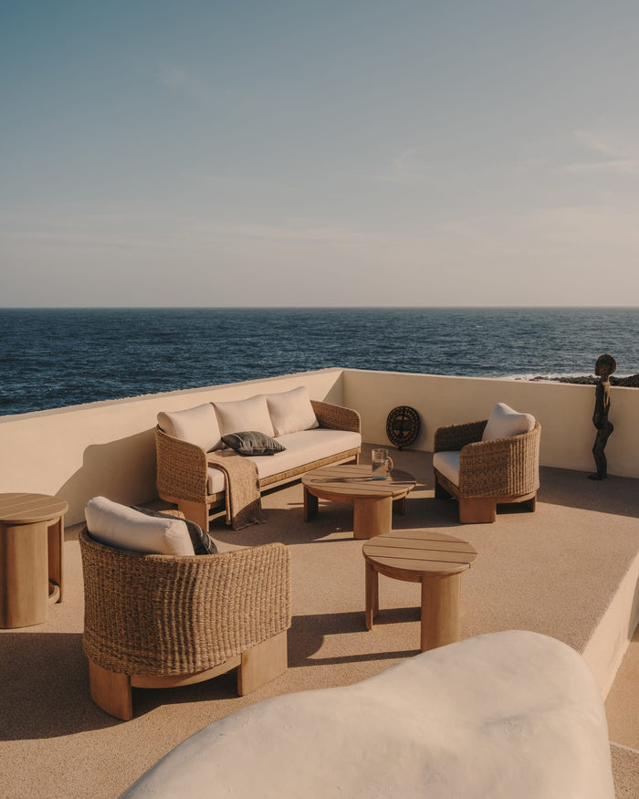 Kave Home - Salontafel Xoriguer van FSC 100% massief eucalyptushout