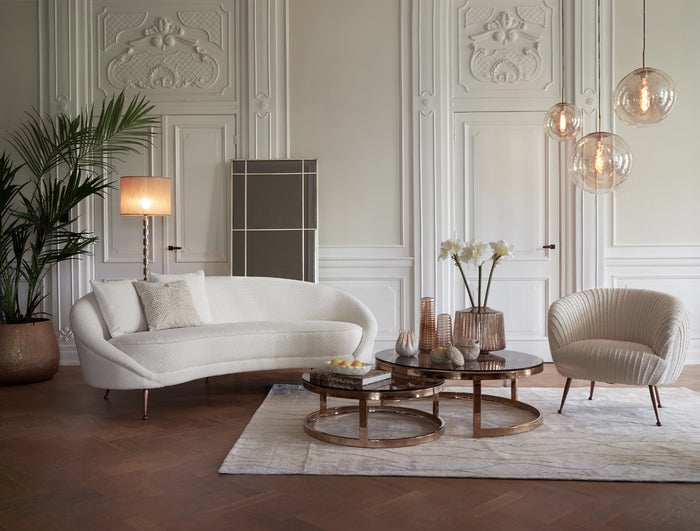 Light & Living Hanglamp Medina - Glas Amber - Ø40cm