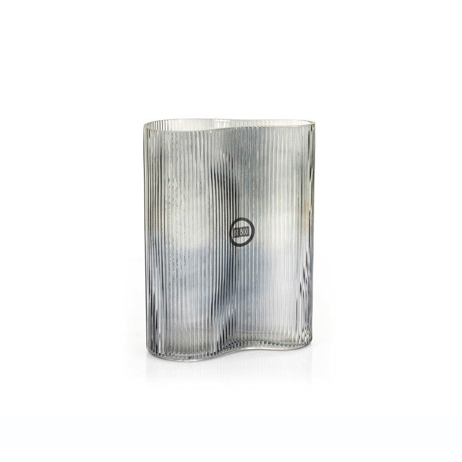 FURNILUX - Vaas Riba 5 grey glas