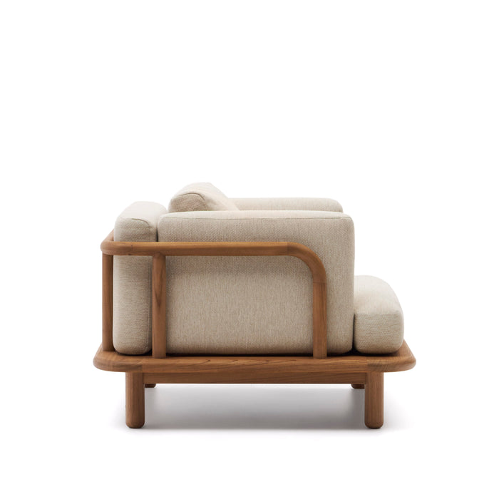 Kave Home - Fauteuil Turqueta van FSC 100% massief teakhout