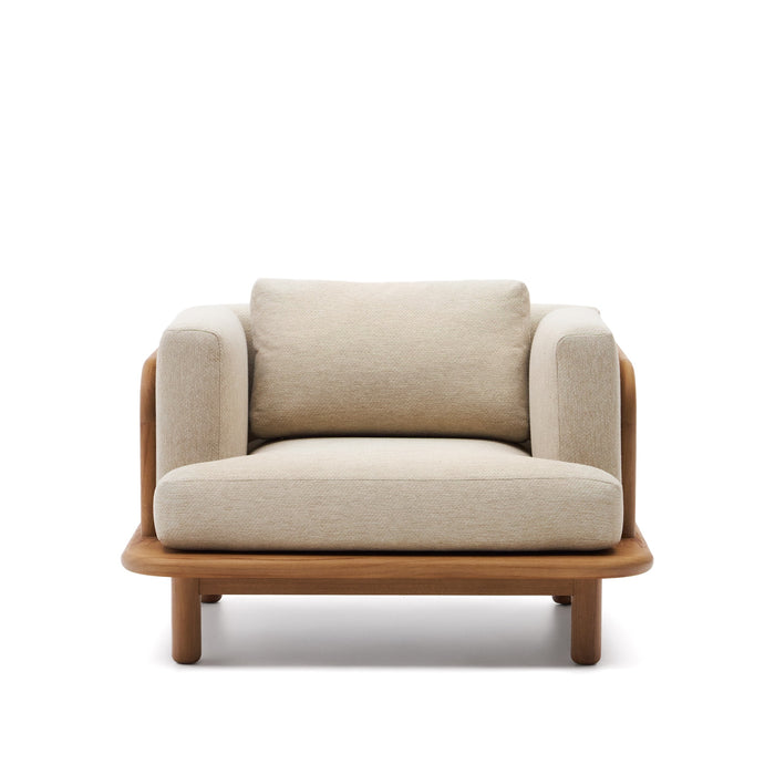 Kave Home - Fauteuil Turqueta van FSC 100% massief teakhout