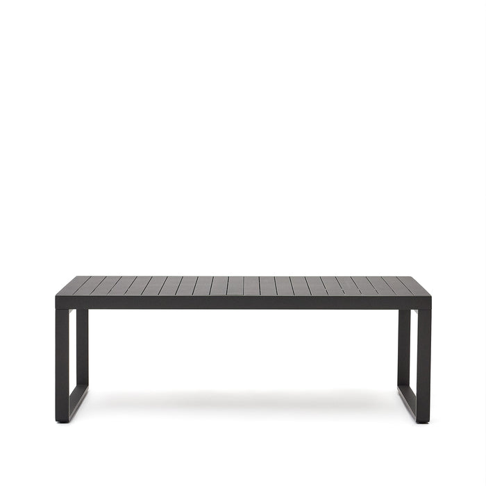 Kave Home - Galdana aluminium uitschuifbare buitentafel met