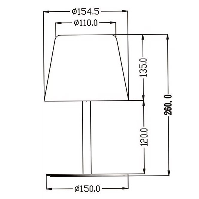 Lucide RIO Tafellamp - Multicolor