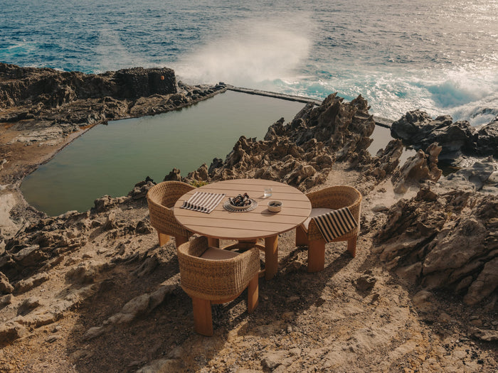 Kave Home - Ronde tafel Xoriguer van FSC 100% massief eucalyptushout