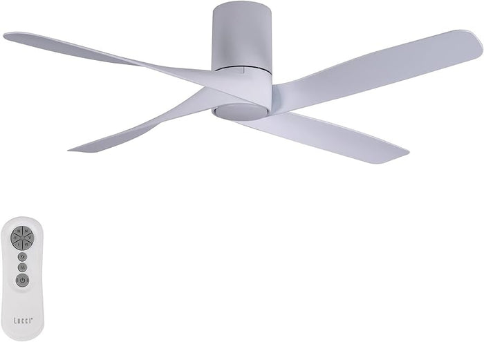 Lucci Air Plafondventilator Riviera Wit 12Watt Led Ø 132cm Incl.