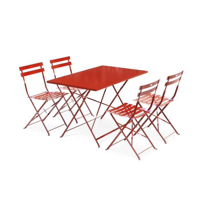 sweeek - Bistroset 4 stoelen