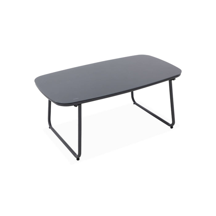 sweeek - Loungeset van metaal en natuurlijk hars, 4 zits