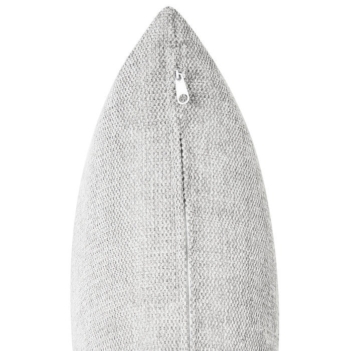 Beliani-SVANSELE-Driezitsbank-Lichtgrijs-Rechtszijdig-Polyester