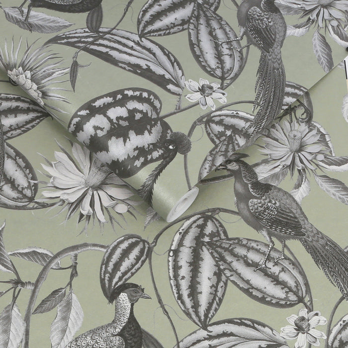 Graham & Brown vliesbehang Amherst's Garden Sage groen