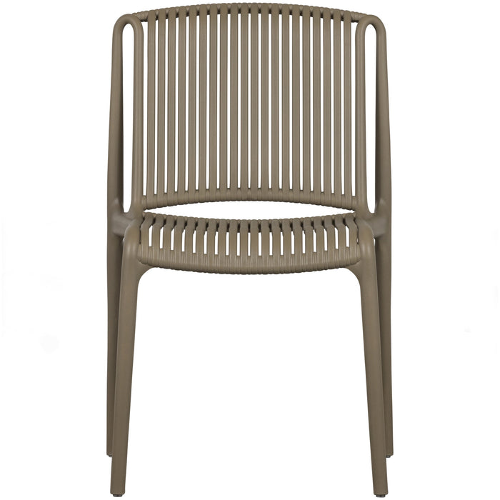 WOOOD Billie Eetkamerstoel - Kunststof - Jungle - Set van 2