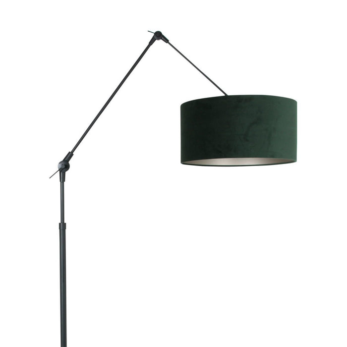 Steinhauer - vloerlamp - Prestige Chic - zwart - metaal velours stof