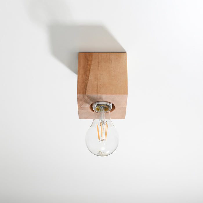 Sollux Plafondlamp Ariz hout