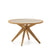 Kave Home - Julieta ronde tafel in beige polybeton en massief