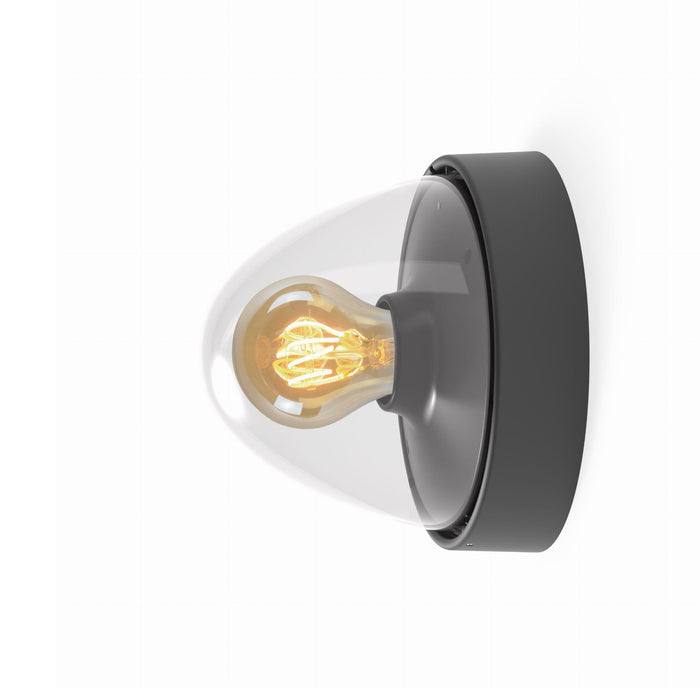 Nowodvorski Buitenlamp Nook Ø 18 cm zwart