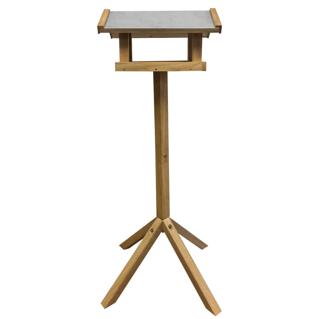 Esschert Design Voedertafel rechthoekig met stalen dak FB432