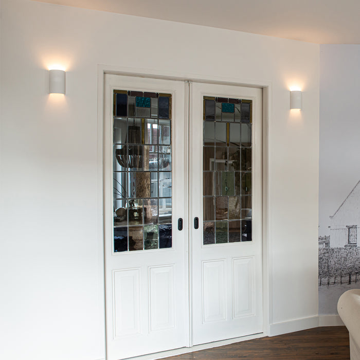 QAZQA Moderne wandlamp wit - Sabbio