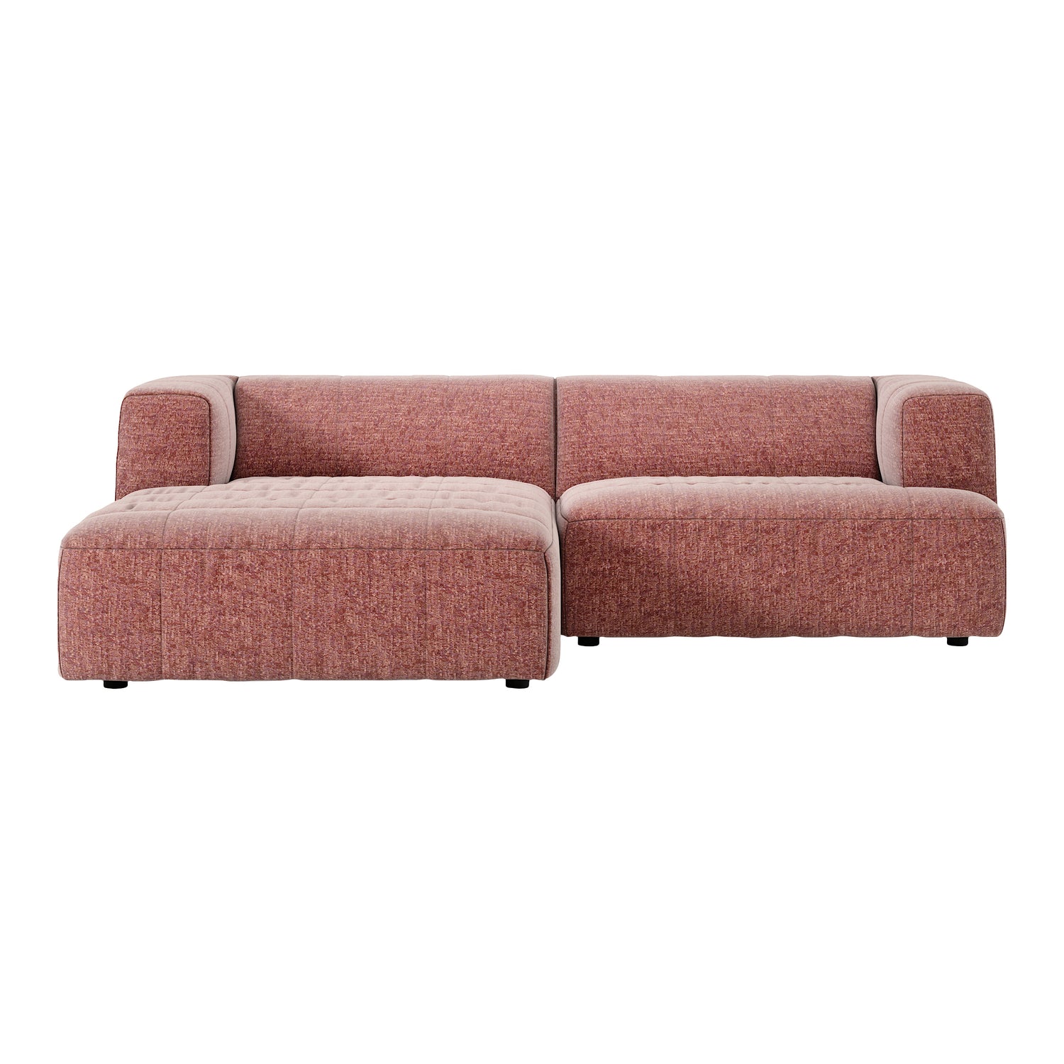 by fonQ Brick Hoekbank met Chaise Longue Links - Rosewood