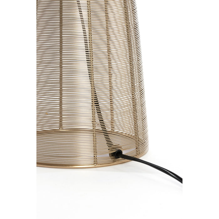 Light & Living Tafellamp Aboso - Goud - Ø24cm