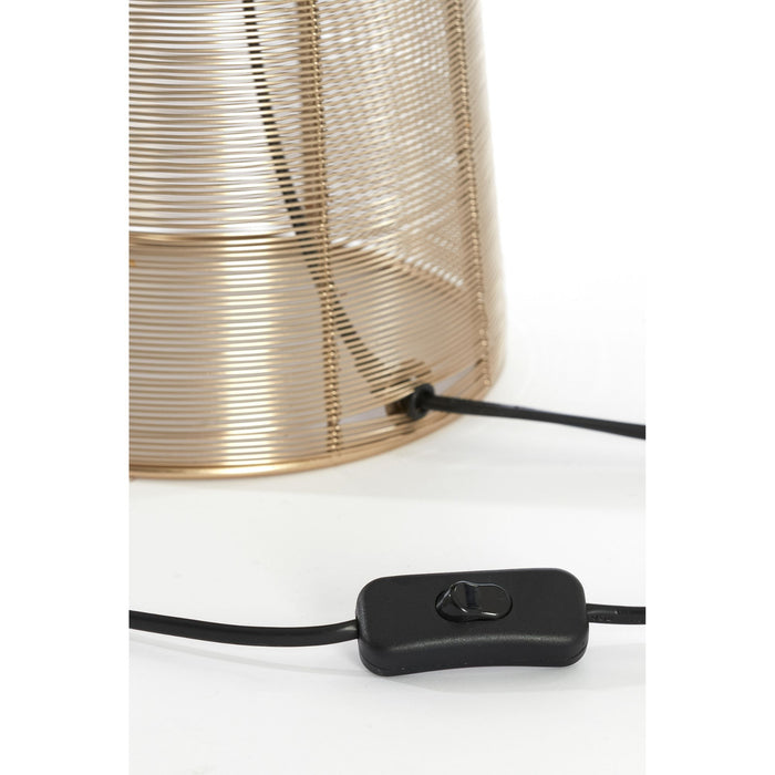 Light & Living Tafellamp Aboso - Goud - Ø24cm