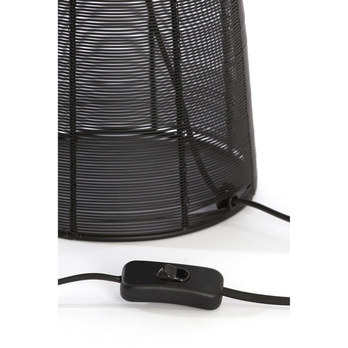 Light & Living Tafellamp Aboso - Zwart - Ø24cm