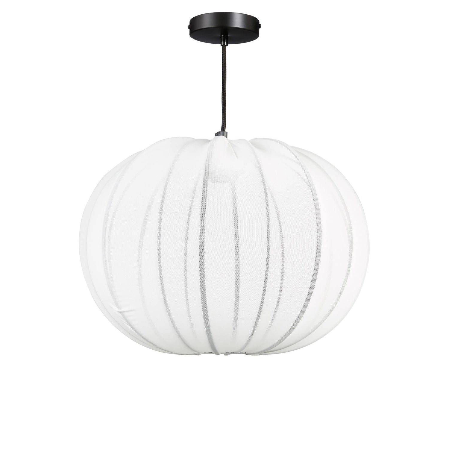 Mica Decorations Hanglamp Melon - 43x43x30 cm - Ijzer - Wit