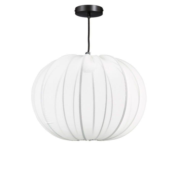 Mica Decorations Hanglamp Melon - 43x43x30 cm - Ijzer - Wit