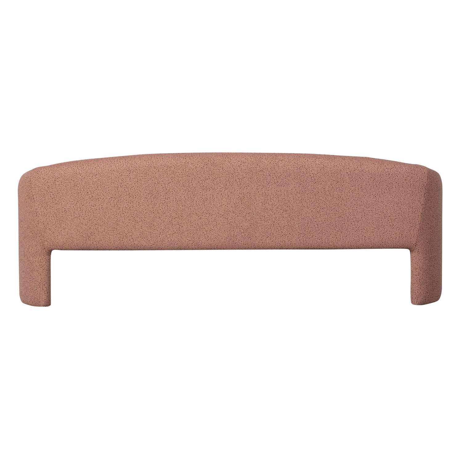 WOOOD Zone Bankje - Polyester - Rose Dust - 58x160x55