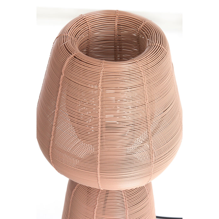 Light & Living Tafellamp Aboso - Oranje - Ø18cm