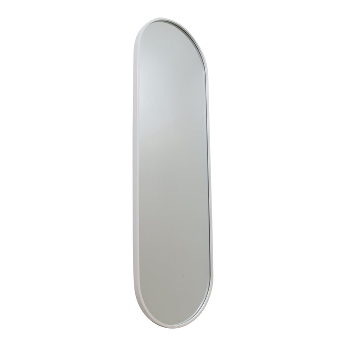 Fragix Boston Passpiegel Ovaal - Wit - Metaal - 130x40