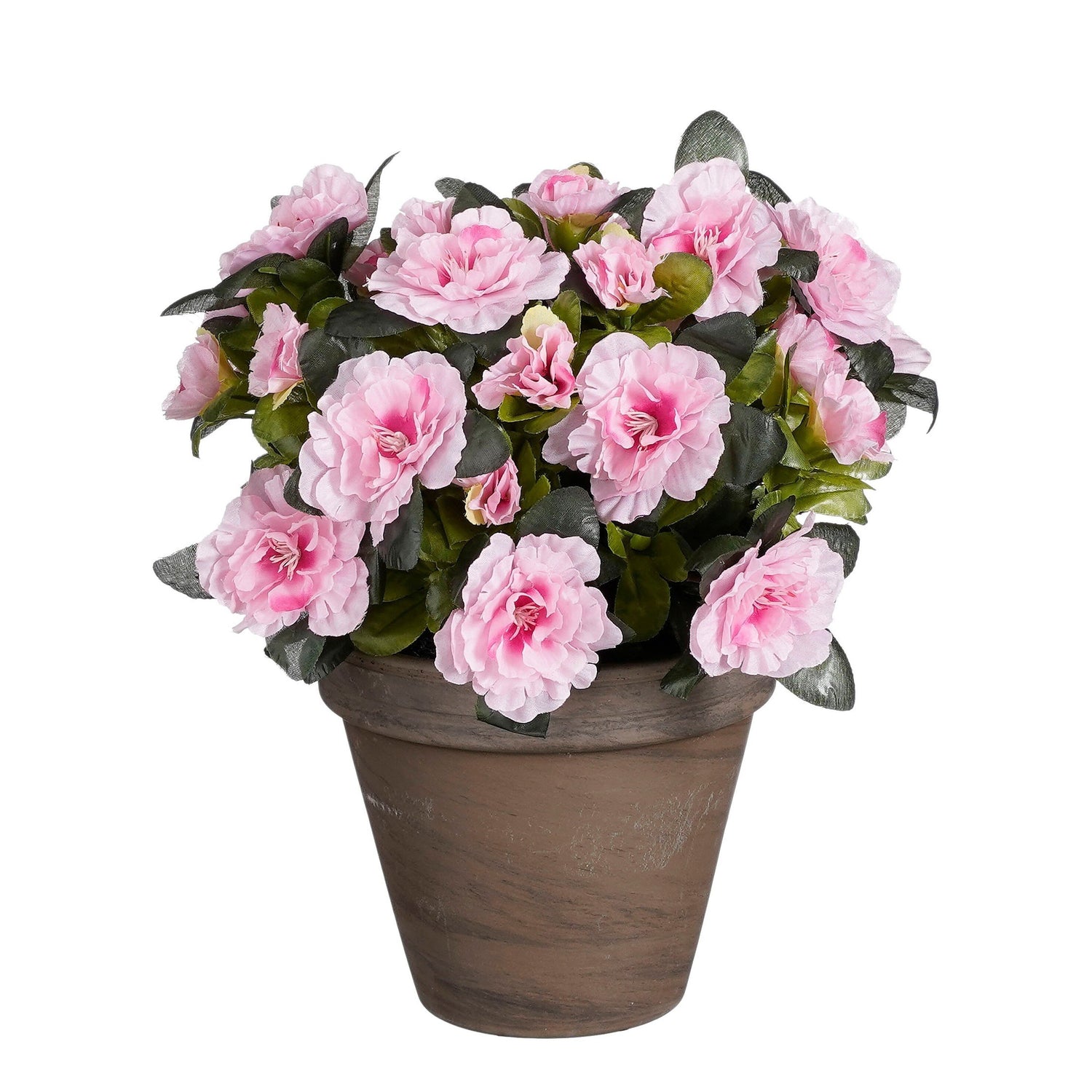 Mica Decorations Azalea Kunstplant - H31 x Ø26 cm - Roze