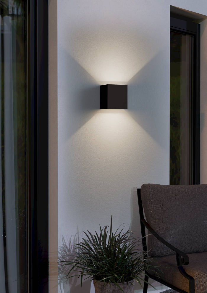 EGLO Calpino 3 Wandlamp - LED - 10 cm - Zwart