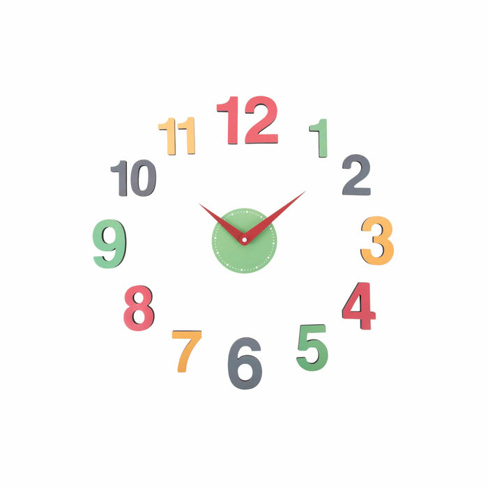 Karlsson Wandklok Diy Chico - Multicolor - Ø60cm