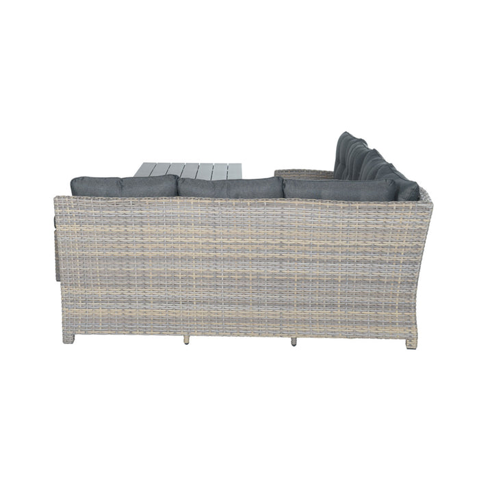 Seagull lounge-diningset - 5-delig -rechts-vintage willow-reflex black