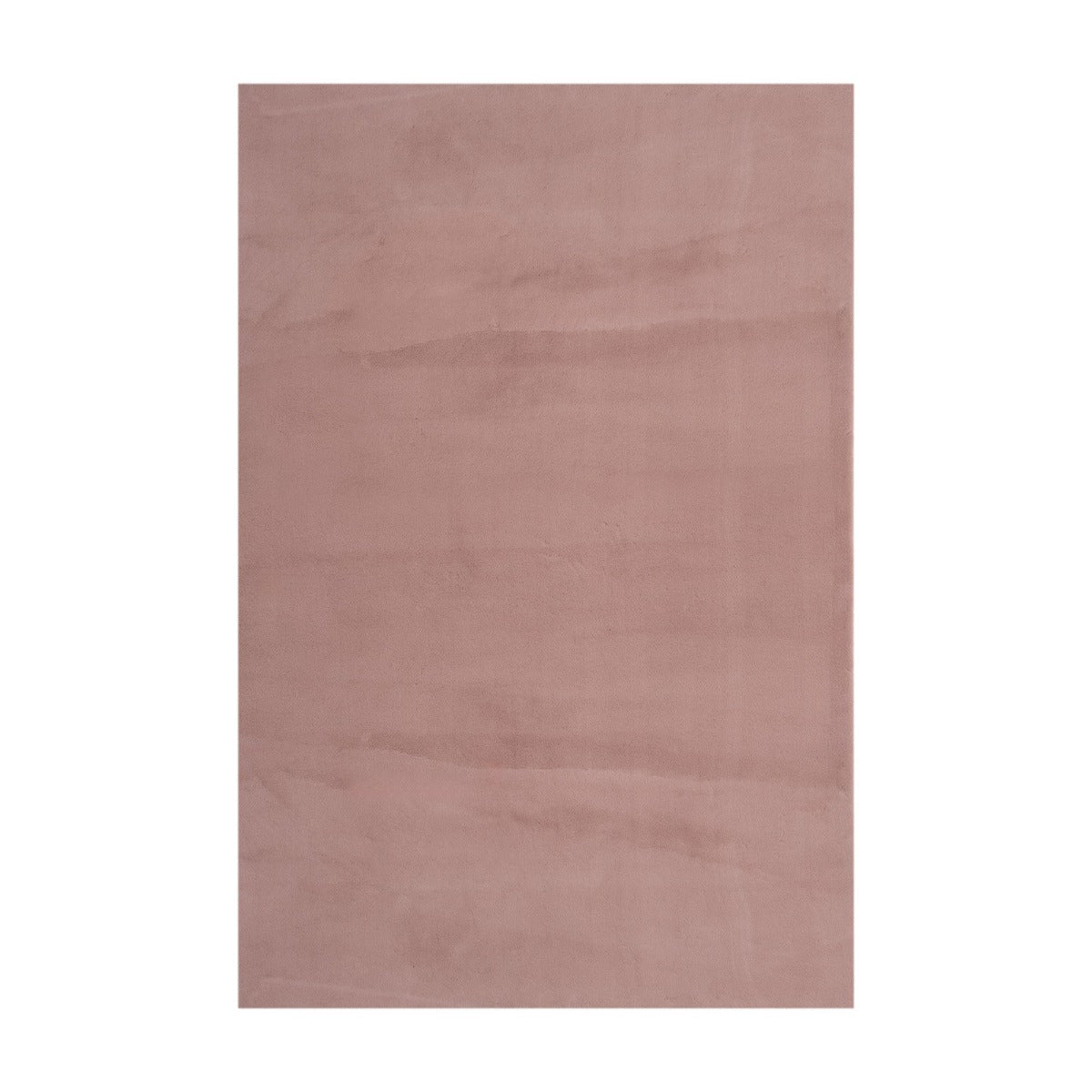 Interieur05 Rond Hoogpolig Vloerkleed Lux Oud Roze 160cm