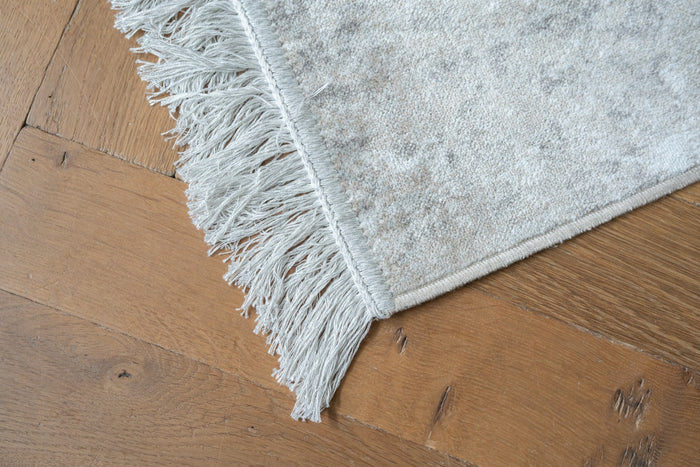 Vintage vloerkleed Smuk beige met franjes 160x230cm