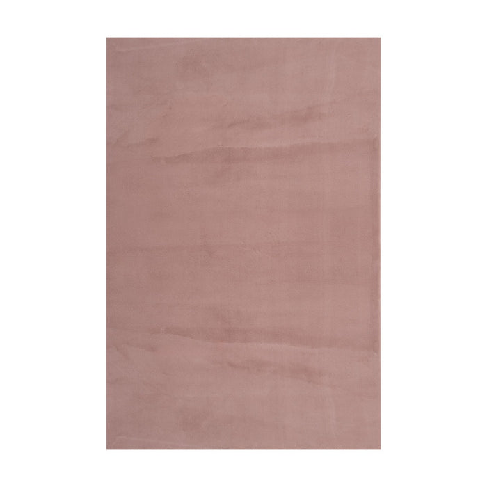 Interieur05 Rond Hoogpolig Vloerkleed Lux Oud Roze 200cm