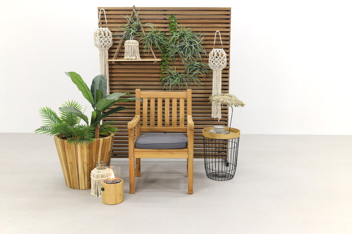 VDG LF Patrick teak houten tuinstoel