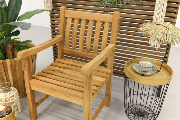 VDG LF Patrick teak houten tuinstoel