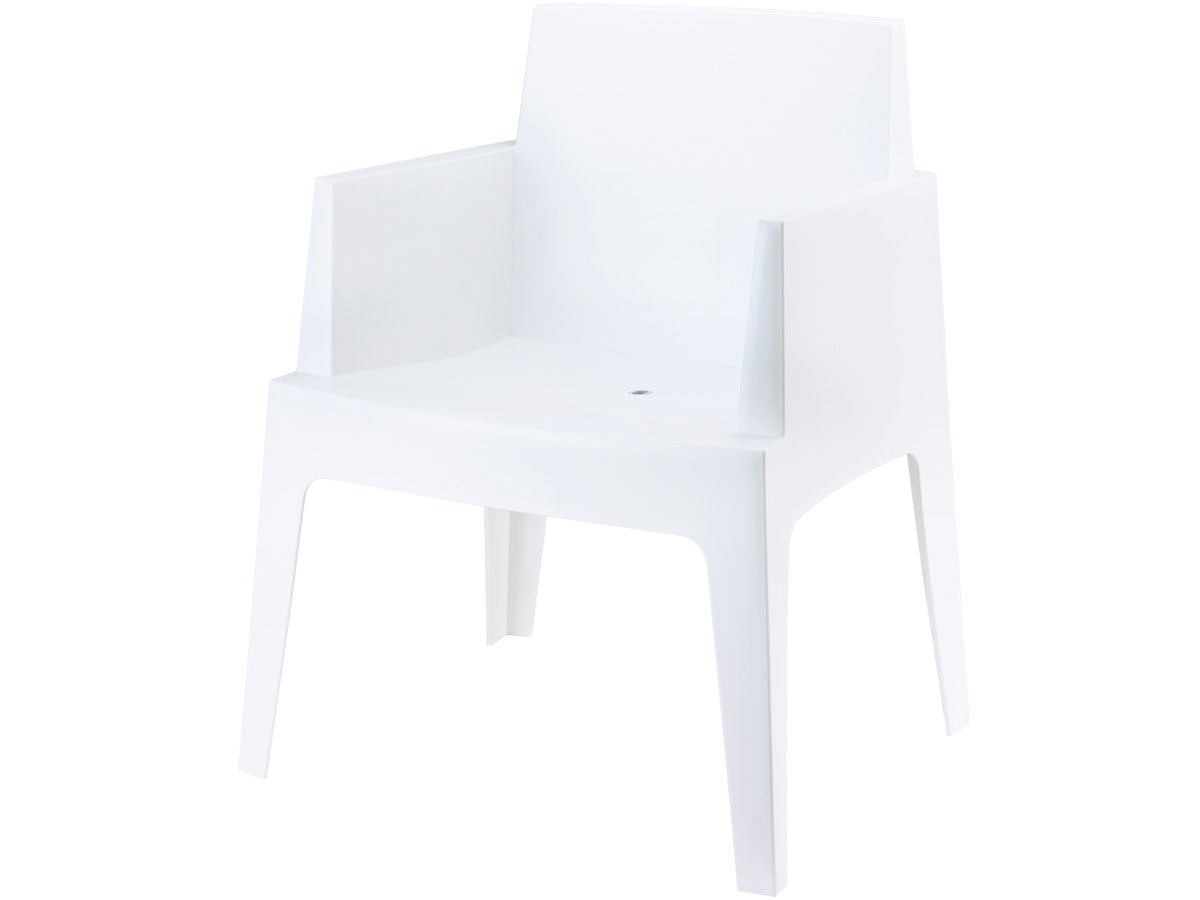 VDG Siesta Box stapelbare stoel - Wit