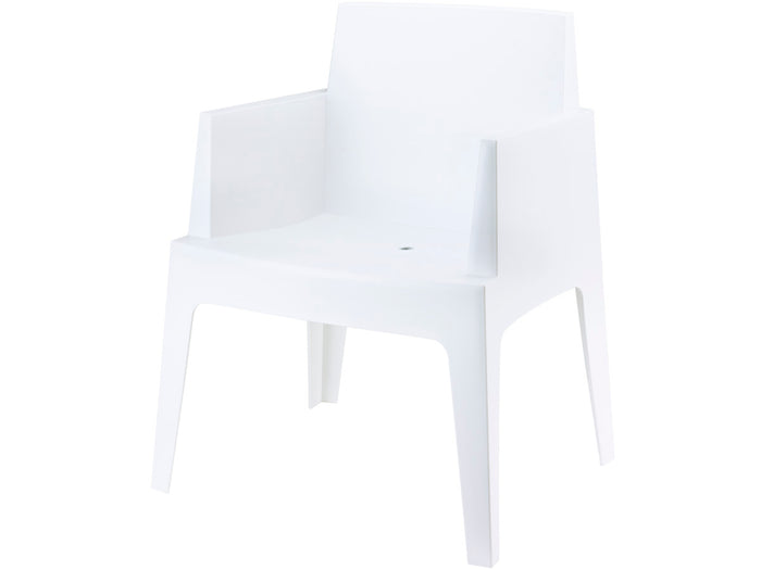 VDG Siesta Box stapelbare stoel - Wit