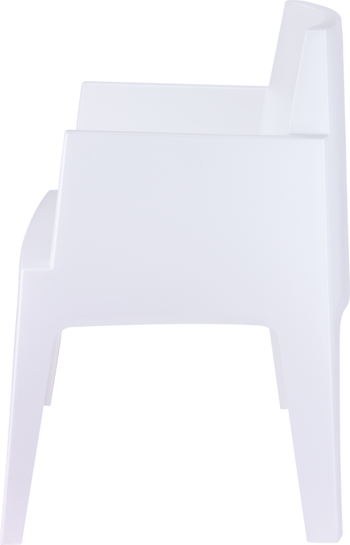 VDG Siesta Box stapelbare stoel - Wit