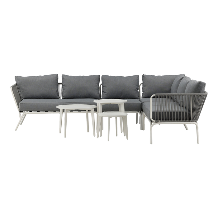 Nest outdoor Hanne 4 Delige Tuin Loungeset Grijs
