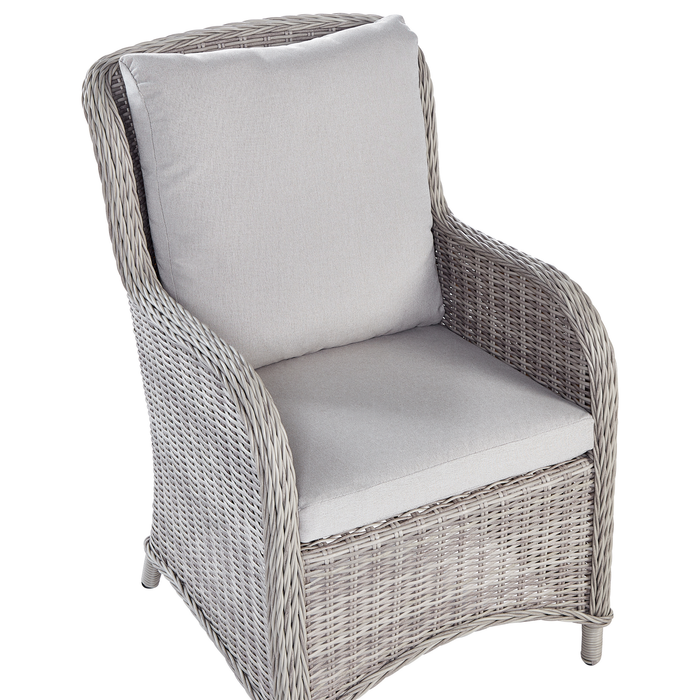 Beliani - CASCAIS - Tuinstoel set van 2 - Beige - PE rotan