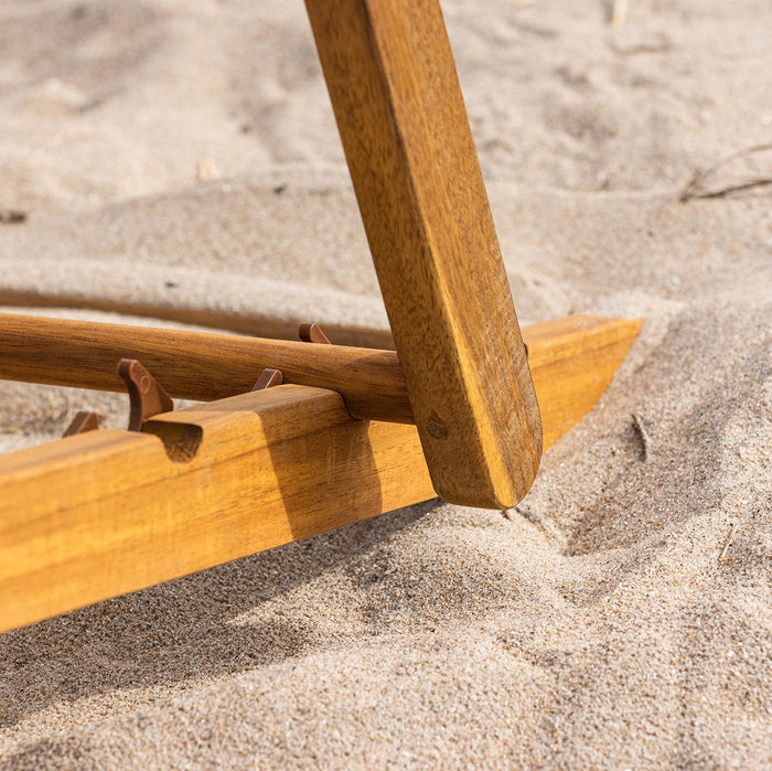 Nest outdoor Bern Inklapbare Houten Tuinstoel - Wit